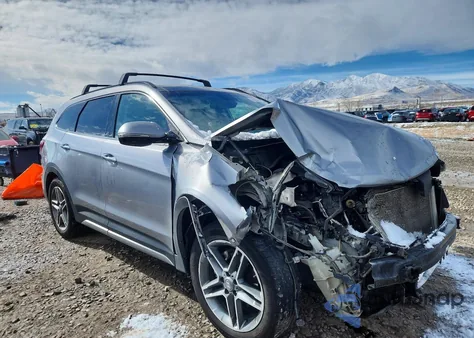 2017 Hyundai Santa Fe from USA, damaged, VIN KM8SRDHF7HU176347